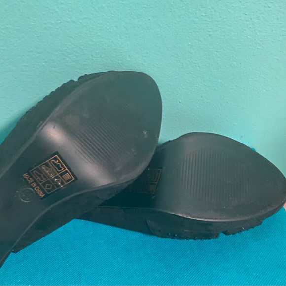 Tulipano black sequence open toe heels - Picture 5 of 6